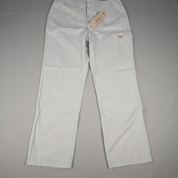 Levi's Utility Fatigue Chino Pants Size W30 NWT White Hazy Moonstruck 26384-0005