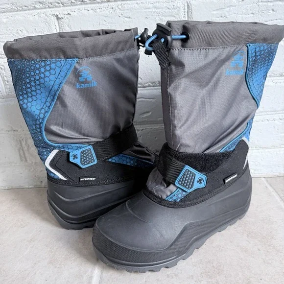 Kamik Boys‎ Snowfall P2 Winter Boot Rated to -40C. LNWOT Boys Size 7
