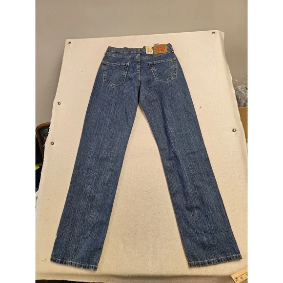 Levis 550‎ Relaxed Fit Jeans Mens 29x34 Medium Wash Eco Ease Denim Blue New