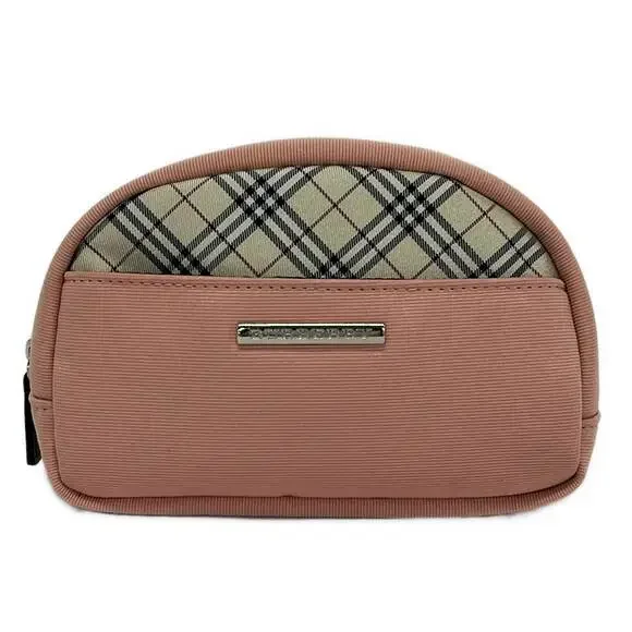 Burberry Pouch Light Pink Beige Multi