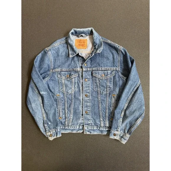 Levi's 70506 0216 Denim Trucker Jacket Made In USA Size 40