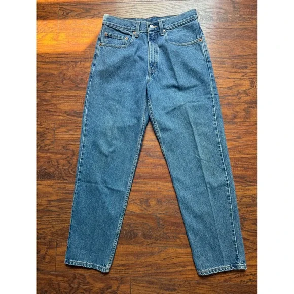 Levis 550 Relaxed Fit Tapered Leg Jeans Mens 31x30 Medium Wash Blue 00550-4891