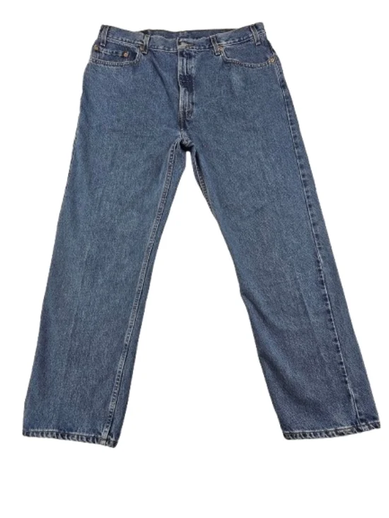 VINTAGE Y2K Levi's 505 Regular Fit Straight‎ Leg Men's 40x30 Med Wash Jeans 90s