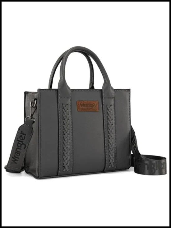 Wrangler Tote Bag Women Faux Leather Quilted Satchel Handbag Crossbody Shoulder