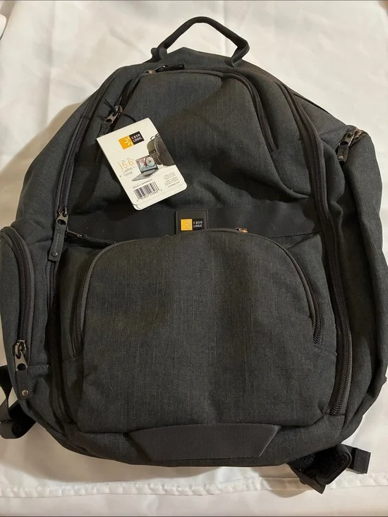 Black Men's Laptop Backpack