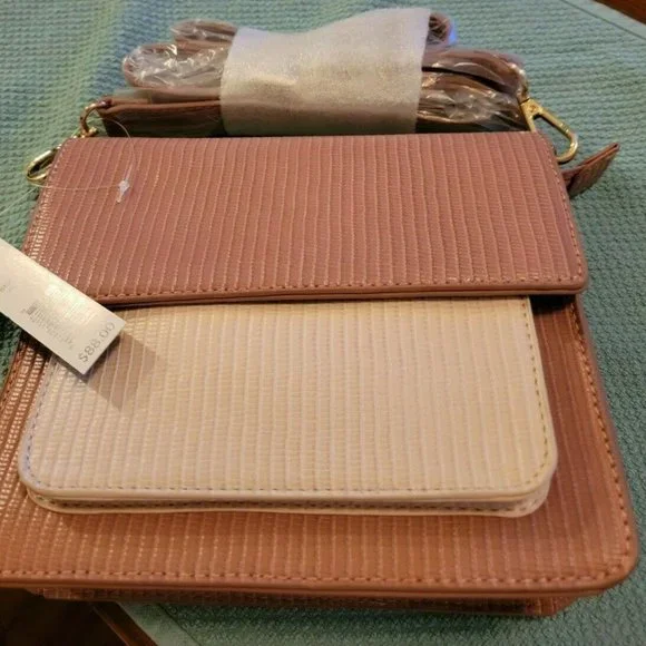 The Limited : Colorblock Crossbody Satchel,‎ Pink, NWT