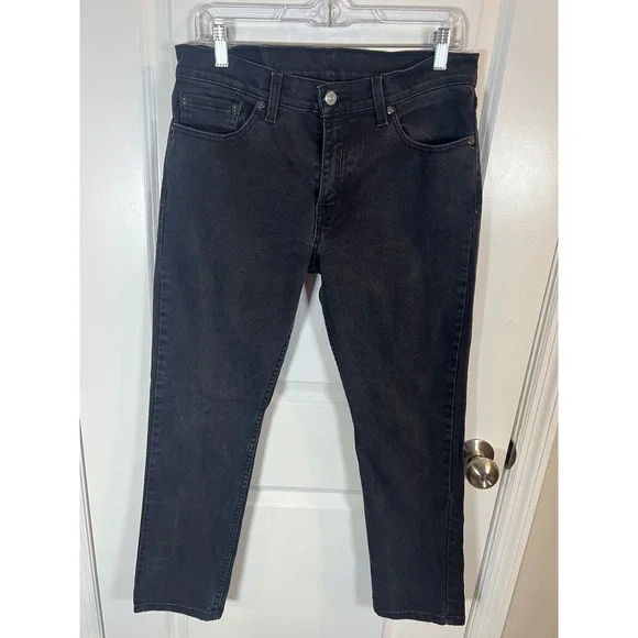Levi's Mens Jeans 511‎ Slim Fit Faded Black 32x29