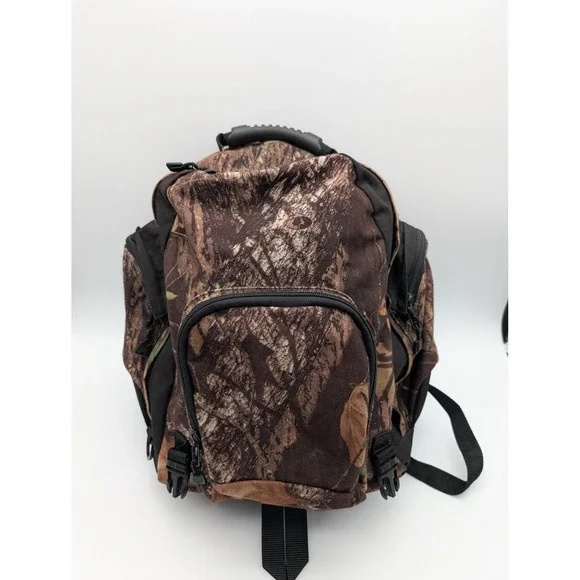 Mossy Oak Break-Up Camouflage Backpack Hunting Hiking Outdoor Bag Brown Camo