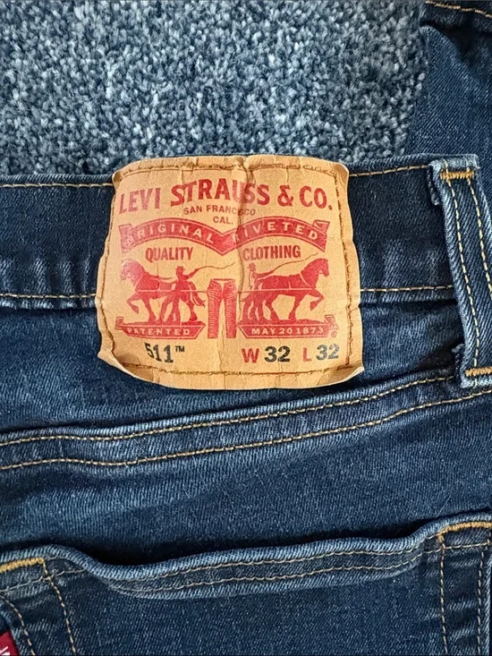 Levi's 511 Skinny Jeans - Dark Blue Denim