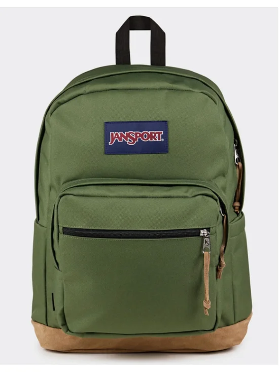 Men's JanSport Right Backpack One Size Green and Brown