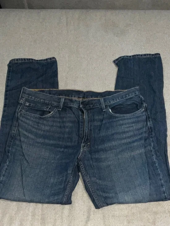 Levi's Men's Dark Blue Straight Jeans