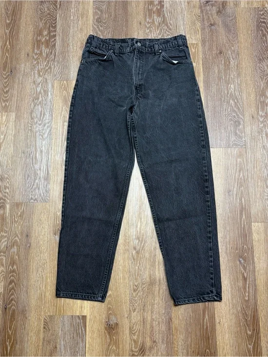 Levi's Men's Black Relaxed Straight Jeans