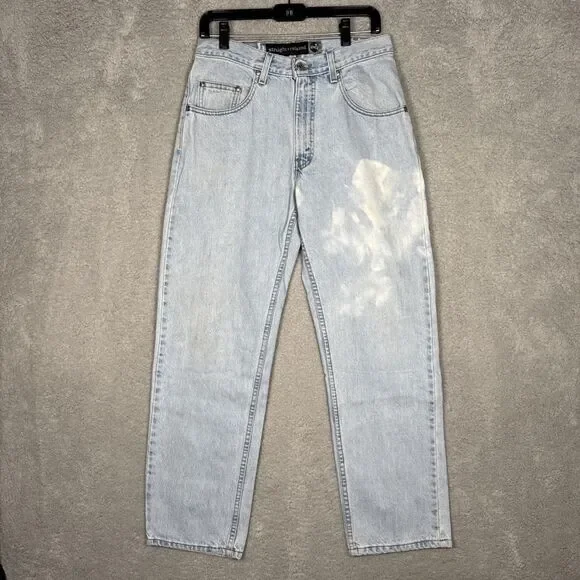 Vintage Levis Silvertab Jeans Mens 30X30 Blue Straight Relaxed Y2K Skater