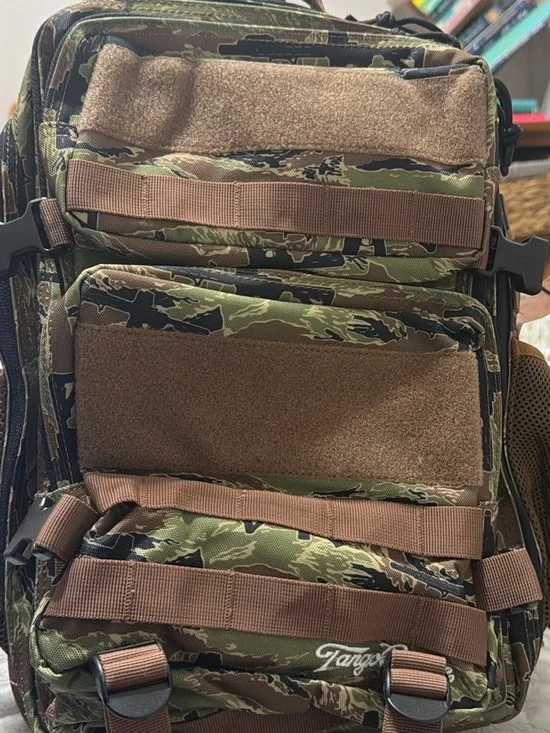 Tango Charlie Tactical Camo Backpack - Green/Brown- snipes and stripes