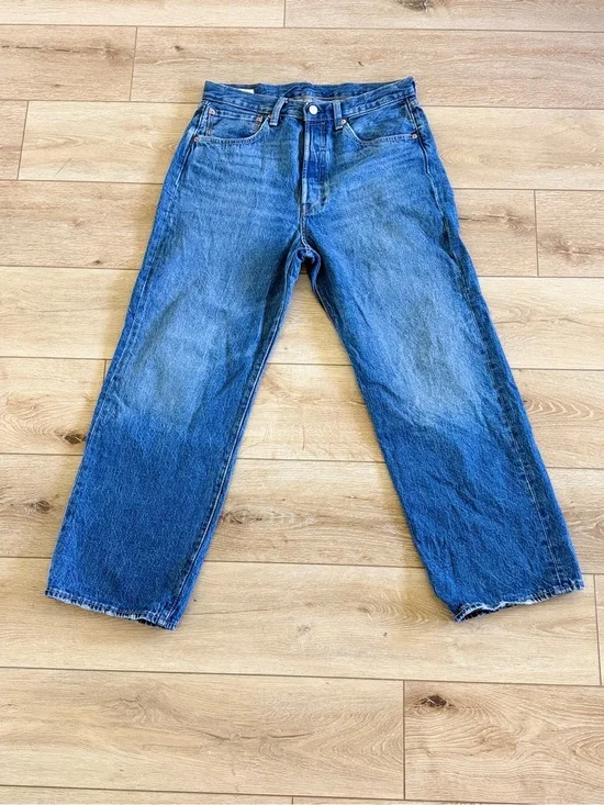Levi's Relaxed Straight Indigo Blue Jeans