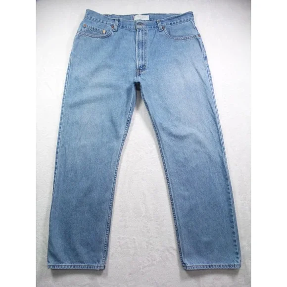 Vintage Levis Jeans Mens 40 x 32 Blue Denim 505 Regular Fit‎ Straight Leg Y2K