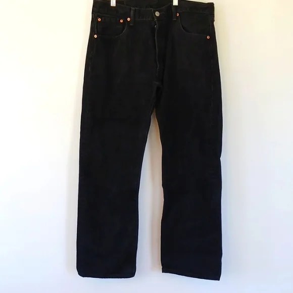 mens levis 501 black butterfly  36x30 jeans