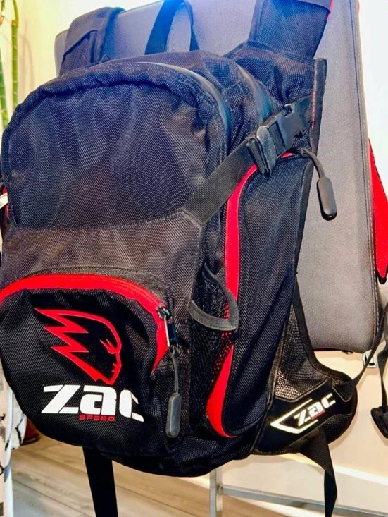 Zac Speed Configuration S Hydration Backpack 3L Black/Red Back Protector