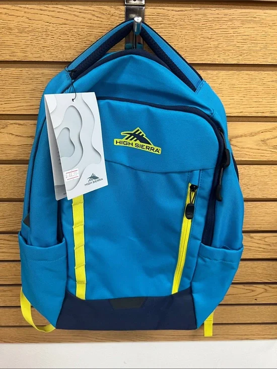 High Sierra Bright Blue & Yellow Daypack Backpack