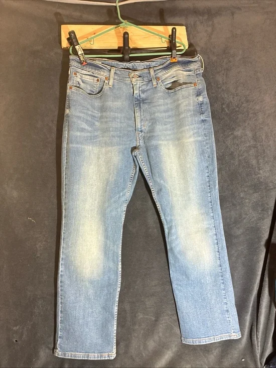 Levi's 514 Light Blue Straight Leg, Stretch Men's Jeans