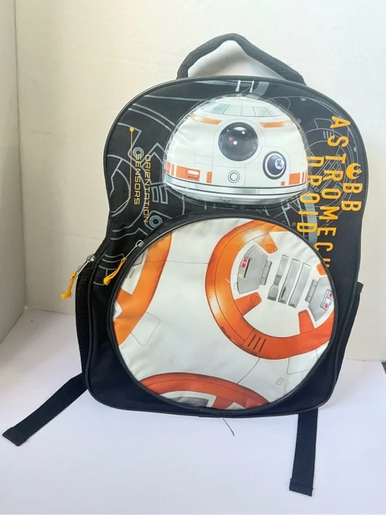 BB-8 Themed Black and Orange Boys' Backpack