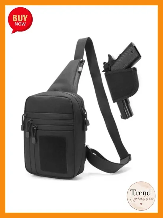 Tactical Sling Bag EDC CCW Pack with Holster