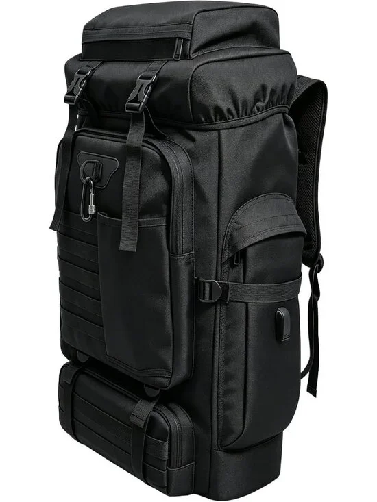 Large 80L/100L Hiking Backpack for Men & Women - Tactical Outdoor Travel