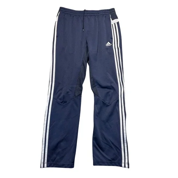 Adidas Predator Clima365 Mens Track Pants Navy Blue White Stripes Size Large