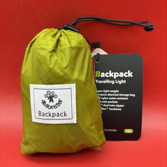 4Monster Hiking DaypackWater Resistant Lightweight Packable Backpack for Tra...