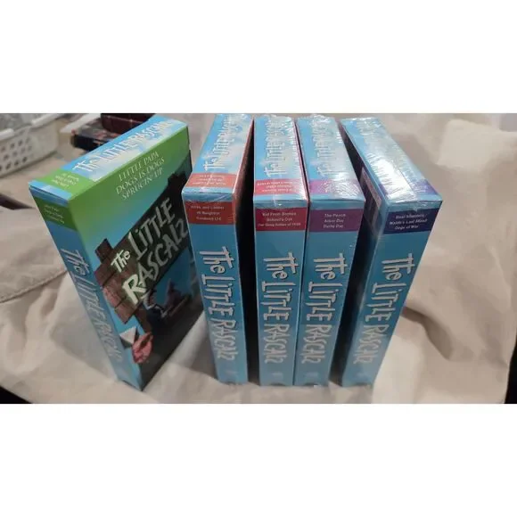 The Little Rascals Funniest Episodes 5-tape VHS Box Set - 4 Tapes Factory Sealed