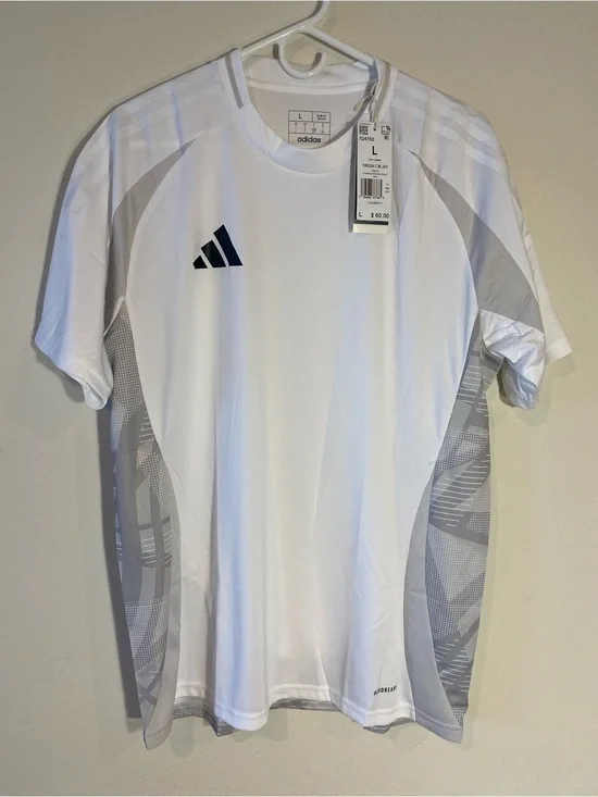 Adidas Tiro 24 Soccer Jersey White $60 - Size Large