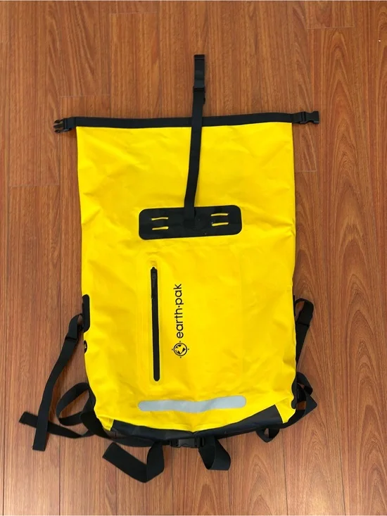 Earth Pak Waterproof Dry Bag Backpack 55L (Yellow)