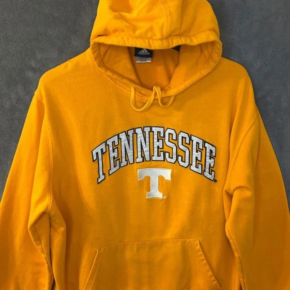 Tennessee Volunteers Hoodie Mens XXL Adidas Orange Vols Pullover Sweatshirt