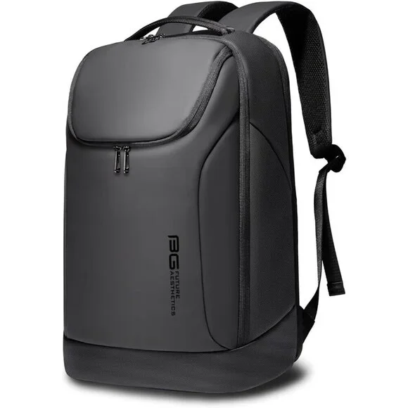 Men's Black(No Charge Port) Business Commute Durable Waterproof Backpack Travel