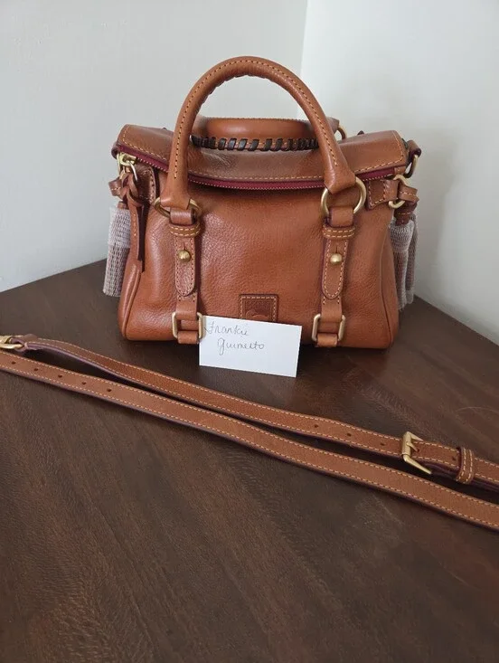 Dooney & Bourke Florentine Micro Satchel Color: Natural