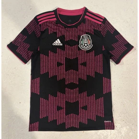 Adidas Mexico National Team 2021/22 Home Kit Soccer Jersey Youth L Mens S
