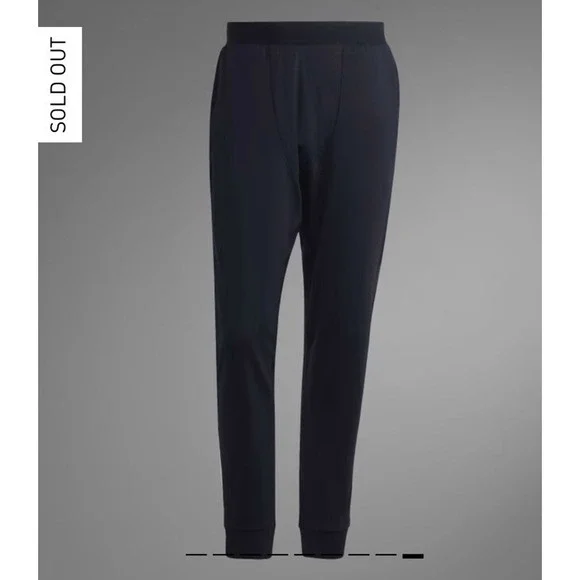 $70 NWT Adidas Aeroready Training Yoga Black Pants Men's Size Large Black HZ6319