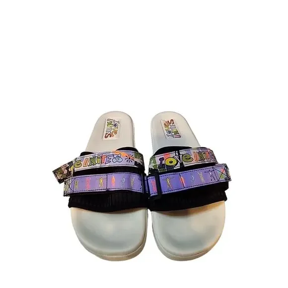 Adidas Adilette Sandal 2.0 Pride Slides Off White GW2411 Love Unites Men’s 10