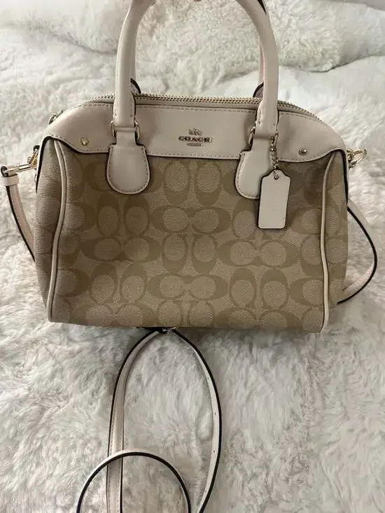 Coach Mini Bennett Satchel in Signature Coated Canvas