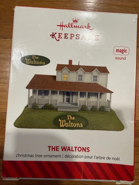 Hallmark keepsake 2014 The Waltons magic sound Christmas tree ornament.