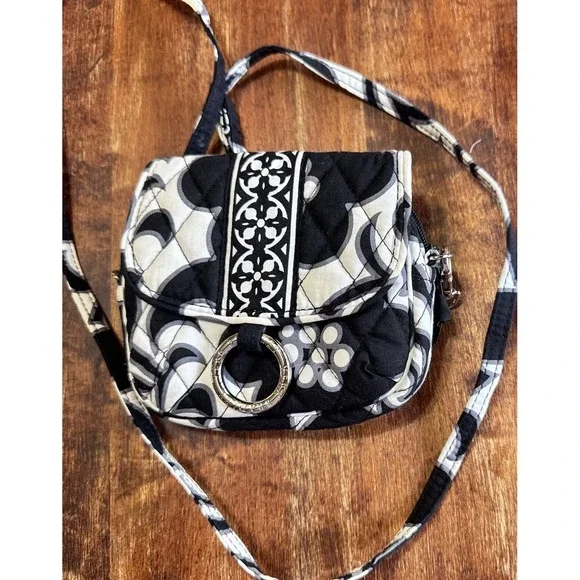 Vera‎ Bradley Saddle Up Bag Day and Night Pattern Mini Belt or Crossbody Retired
