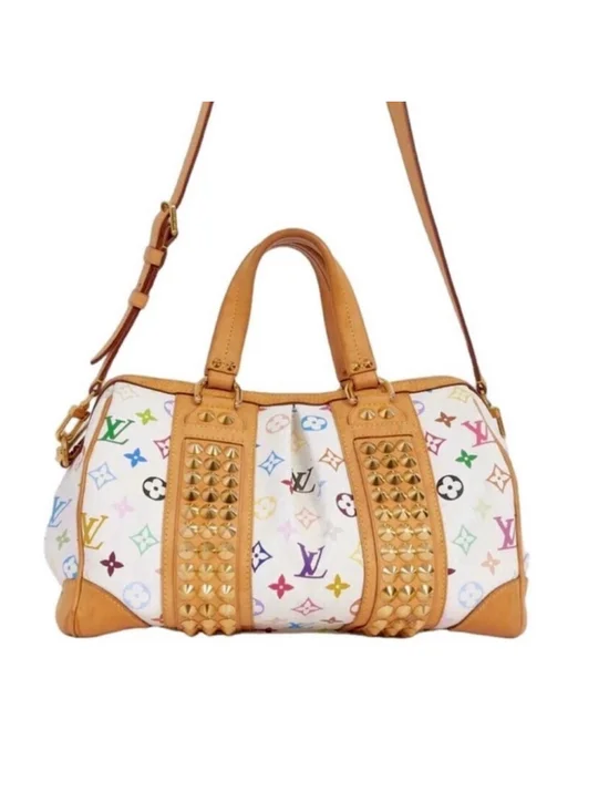 LOUIS VUITTON Monogram MultiColor Courtney MM Murakami White