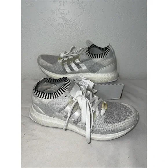 Adidas EQT Support Gray Cream Mens Sz 8 Primeknit Running‎ Shoes BB1242 2016