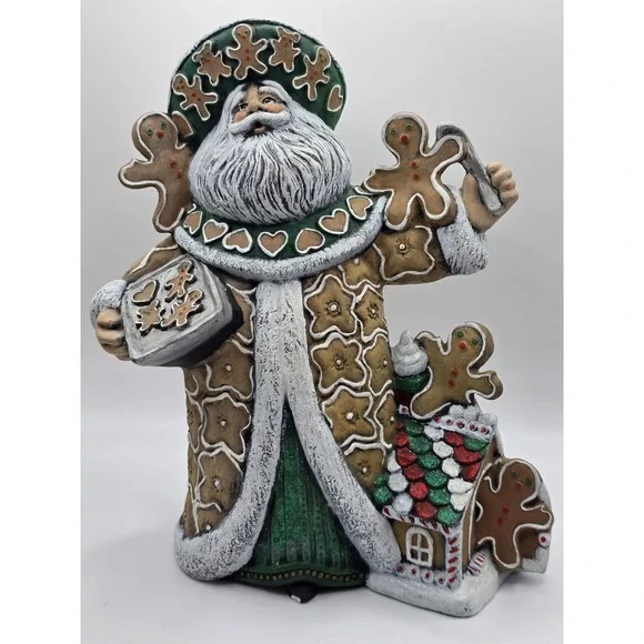 Collectors Gingerbread Man Santa 10