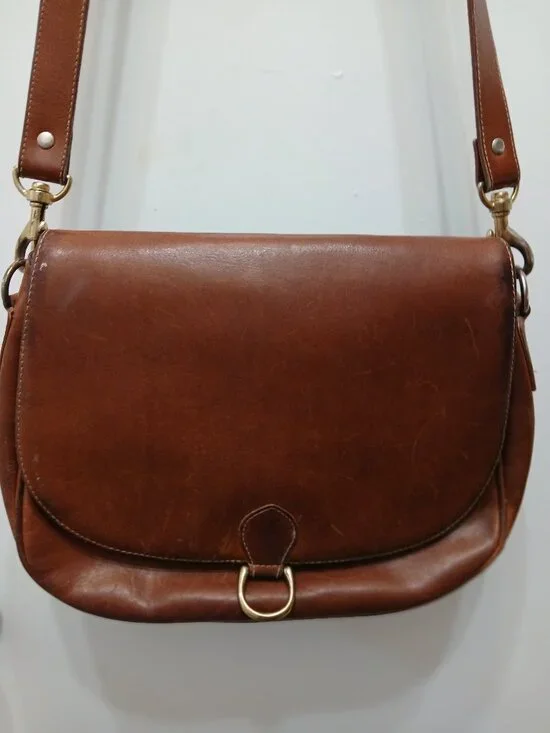 G.H.Bass & Co. Leather Satchel🤎