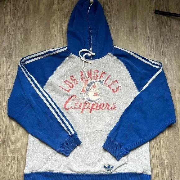Los Angeles Clippers adidas mens size large hoodie sweatshirt‎