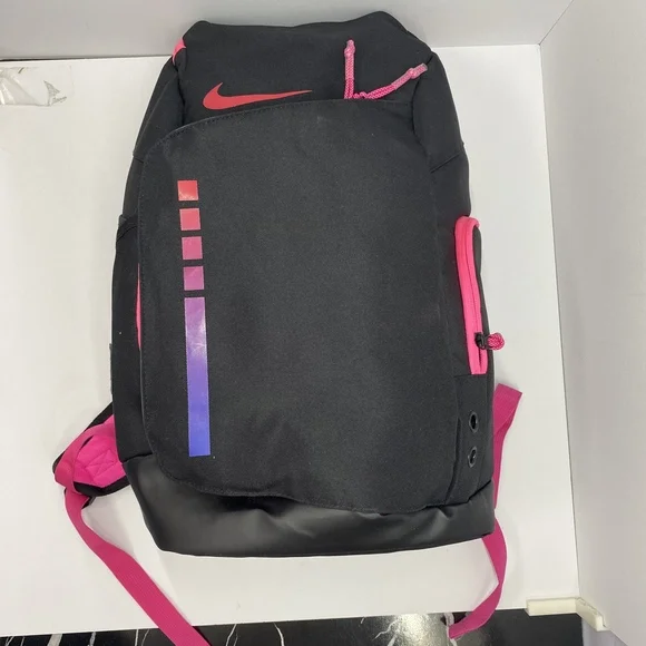 Nike Basketball Backpack Air Cushion Backpack（Pink back）
