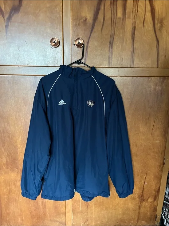 Adidas Notre Dame windbreaker