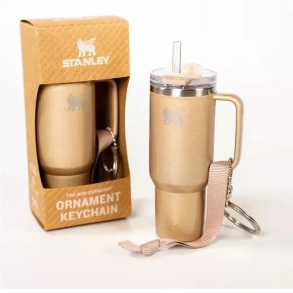 NWT Stanley Water Bottle Keychain/Ornament