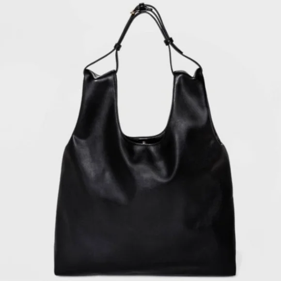 A New Day - Faux Leather Purse -Black